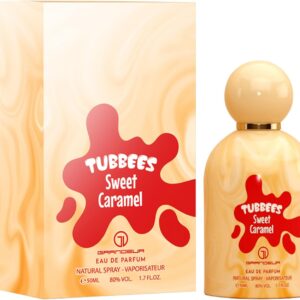 Grandeur Tubbees Perfume 50ML - SWEET CARAMEL | Unisex Kid-Friendly Gourmand-Inspired Fragrance