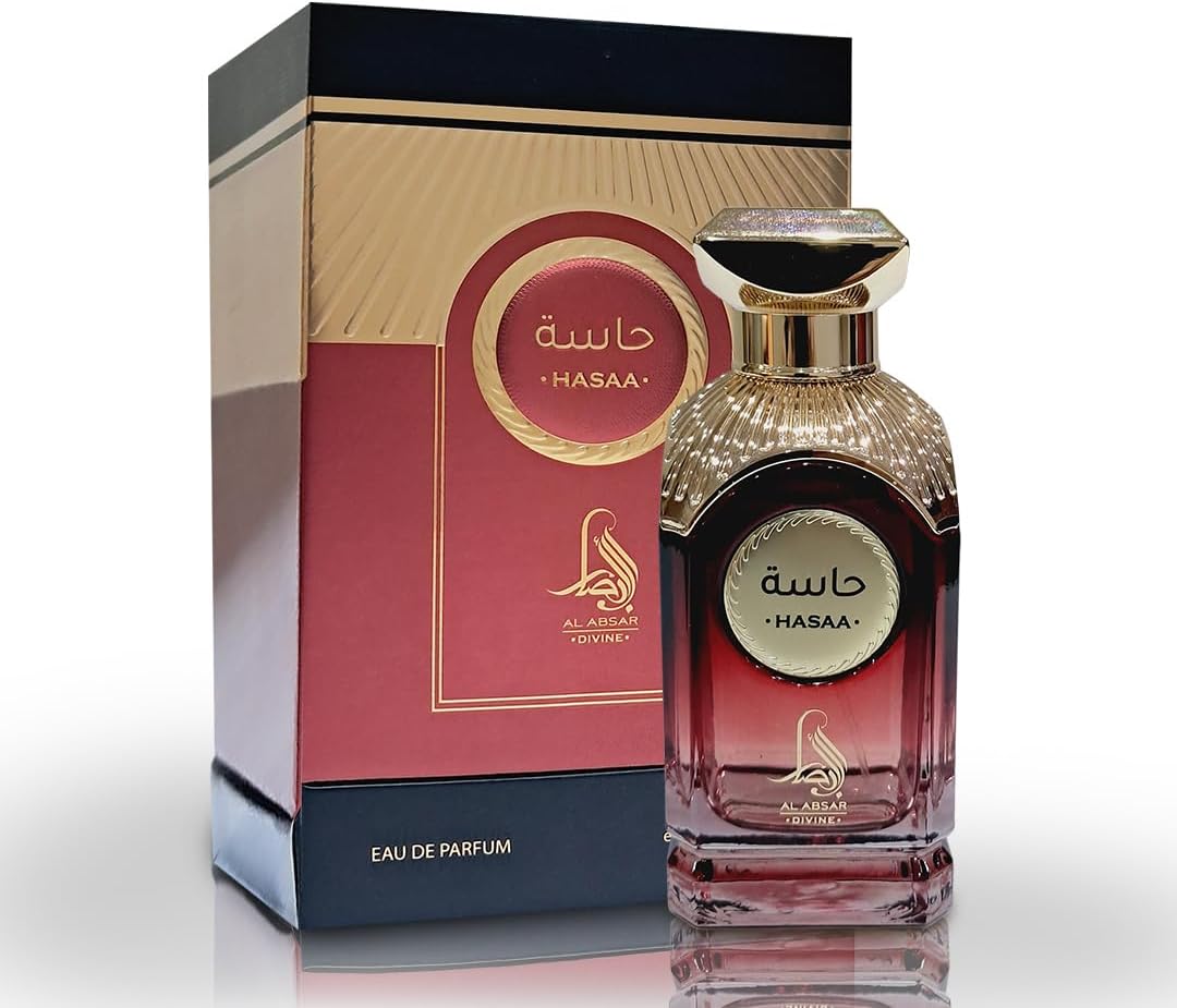 Al Absar Hasaa Perfume 100ML – Fruity Gourmand Fragrance with Cherry, Mandarin & Jasmine – Women's Luxurious & Long-Lasting Scent